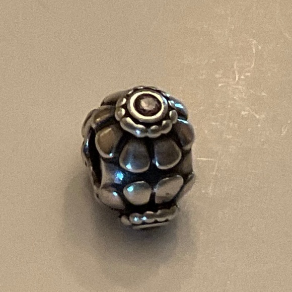 Retired ALE/Pandora sterling silver and gem bead - Picture 2 of 8